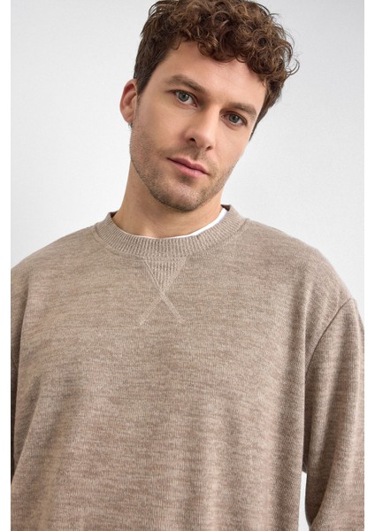 Regular Fit Bisiklet Yaka Basic Sweat Erkek Sweat B35W12015 160 modelleri