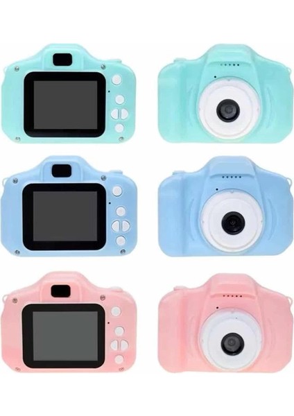 Bfs Çocuklara Özel Fotoğraf ve Video Çeken Mini Çok Renkli Fotoğraf Makinesi fırsatları