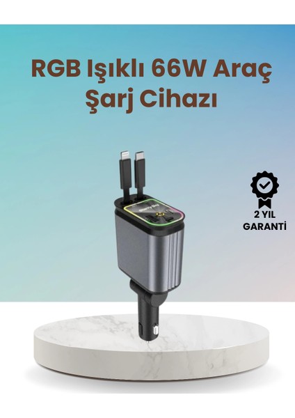 Bfs Bmw, Mercedes, Audi, Volkswagen Araçlar Için 4’ü 1 Arada Hızlı Şarj Cihazı