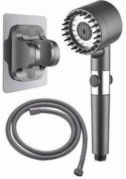 Bfs Yüksek Performanslı Masaj Etkili Su Tasarruflu Duş Başlığı Krom Kaplama Uzun Ömürlü