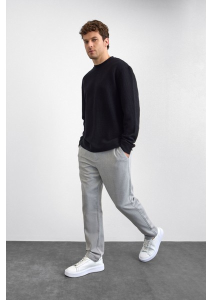 Pamuklu Oversize Fit Bisiklet Yaka Sweat Erkek Sweat B35W12007 102 fırsatları