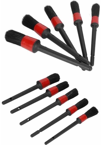 Bfs 5 Parça Araç Içi Temizlik Fırçası Araç Içi-Dışı Temizleme Fırça Seti