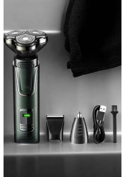 Bfs 3 Başlıklı Profesyonel Saç ve Sakal Bakım Seti Vücut, Burun ve Kulak Tüy Alma