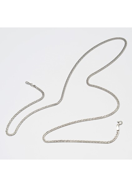 50 Mikron Rodyum Rambo Gümüş Zincir modelleri