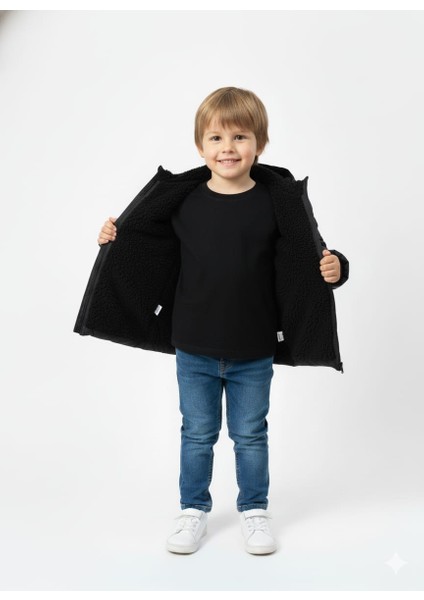 Erkek Çocuk Su ve Rüzgar Geçirmez Içi Wersoftlu Kapüşonlu Mont fiyatları