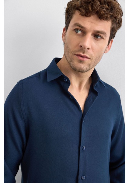 Regular Fit Klasik Yaka Uzun Kollu Gömlek Erkek Gömlek B35W20003 119 fiyatları