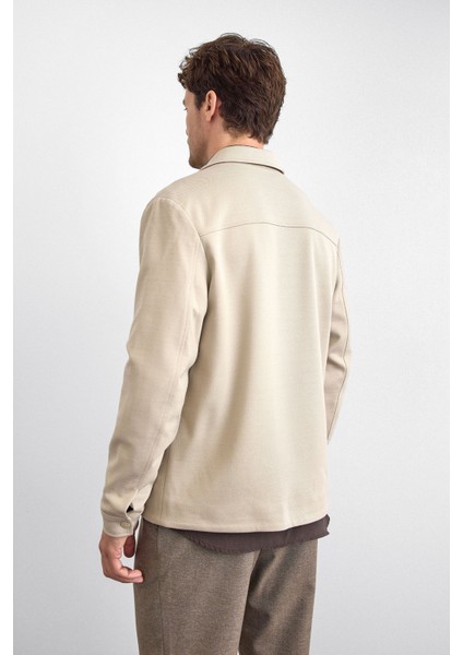 Regular Fit Klasik Yaka Çıtçıt Düğmeli Ceket Erkek Ceket B34S60016 114