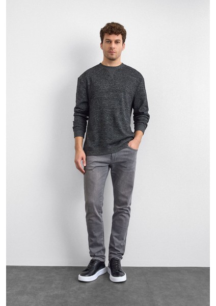 Regular Fit Bisiklet Yaka Basic Sweat Erkek Sweat B35W12015 102 fiyatları