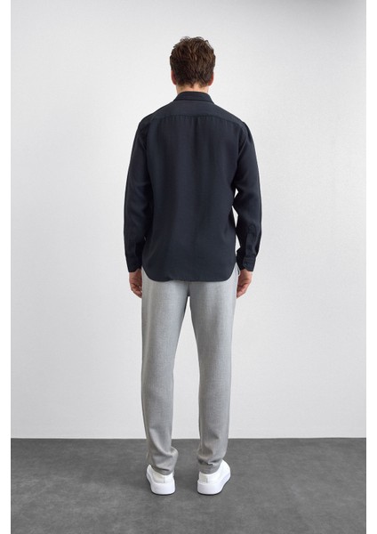 Modal Karışımlı Regular Fit Uzun Kollu Gömlek Erkek Gömlek B35W20014 102 indirimleri
