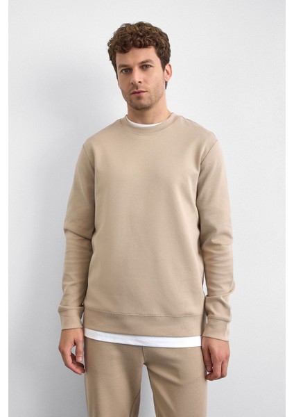 Pamuklu Regular Fit Bisiklet Yaka Sweat Erkek Sweat B35W12005 114