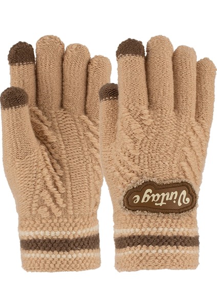 Kitti K25240-08 9-12 Yaş Erkek Çocuk Örme Eldiven
