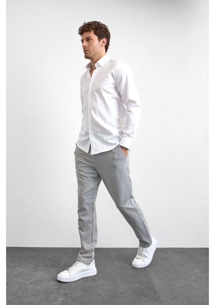 Pamuklu Regular Fit Düğmeli Yaka Uzun Kollu Gömlek Erkek Gömlek B35W20013 101 indirimleri