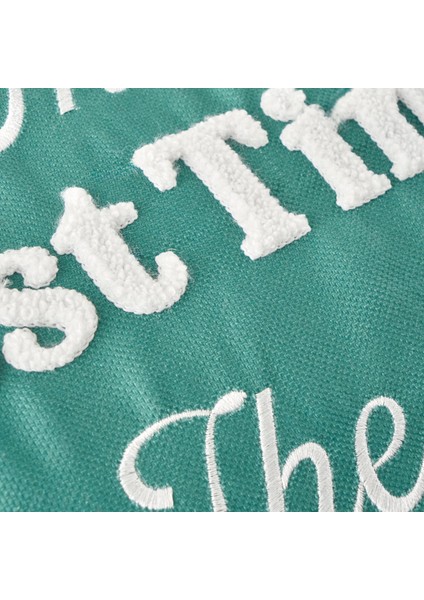 New Year Yılbaşı Kırlent Kılıfı Yeşil (35x50 cm) modelleri