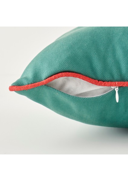 New Year Yılbaşı Kırlent Kılıfı Yeşil (35x50 cm) fırsatları