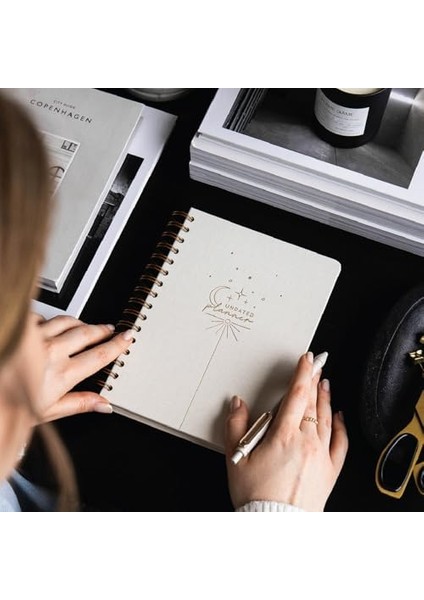 A5 Spiralli Süresiz Planlayıcı Ajanda Krem fiyatları