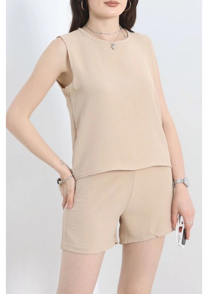 Mtxdpn Şortlu Ayrobin Takım Bej (Beden: M) fiyatları