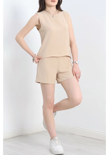 Mtxdpn Şortlu Ayrobin Takım Bej (Beden: M) modelleri