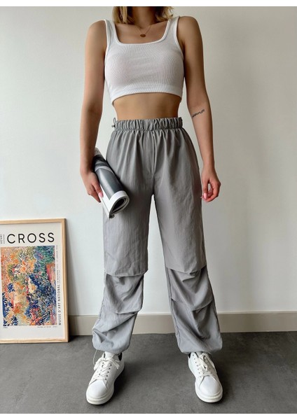 Mtxdpn Paraşüt Pantolon Gri (Beden: M) modelleri