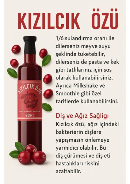 Kızılcık Özü 700GR (Pestisit & Ağır Metal Içermez ) Doğal Katkısız modelleri