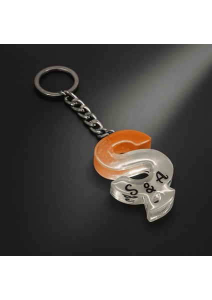 Ş Harfi - Kişiye Özel - Epoksi Reçine Anahtarlık - El Yapımı - Çelik Tokalı modelleri