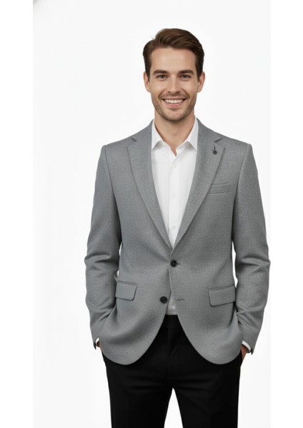 Erkek Tek Spor Ceket Çift Yırtmaçlı BGL-ST04981