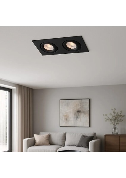 Rennes Kare 2'li Sıva Altı Hareketli Spot