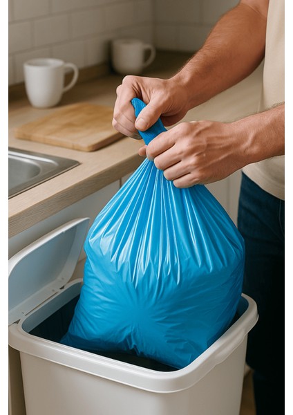 Premium Büyük Boy Çöp Poşeti 65X80 cm 3X10 Adet Ev Mutfak Banyo Iş Ofis Avantajlı Ekonomik Paket modelleri
