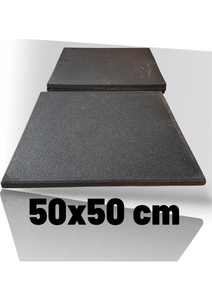 Kauçuk 50X50 2 cm 2 M2 Alan Için Zemin Döşemesi