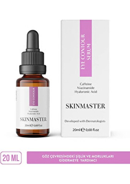 Göz Çevresi Serumu Şişlik ve Morluk Giderici 20 ml Caffeine ve Hyalüronik Asit İçerir modelleri
