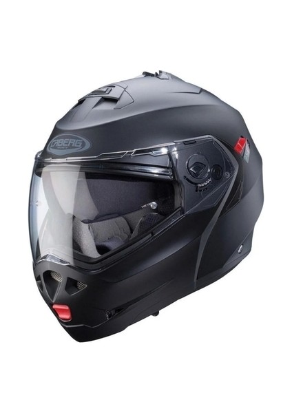 Duke x Çene Açılır Kask Mat Siyah