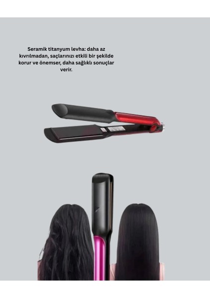 Bfs 160°–220° Isı Ayarlı Saç Düzleştirici – Seyahat Tipi Hafif Model modelleri