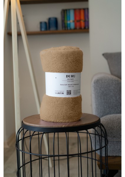 Duru-Home Welsoft Tv Battaniyesi 120×170 – Ekstra Soft & Yumuşak – Kahve indirimleri