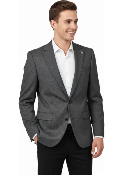 Erkek Tek Spor Ceket Çift Yırtmaçlı BGL-ST04982