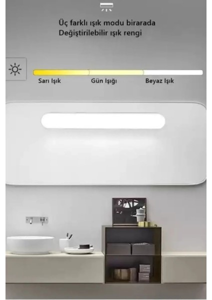 Şarj Edilebilir Kablosuz Mıknatıslı Masa Lambası Ayarlanabilir Okuma,gece,makyaj,dolap Lambası 3 Mod modelleri