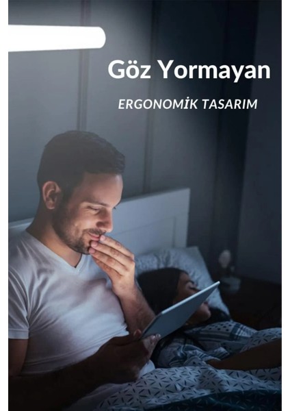 Şarj Edilebilir Kablosuz Mıknatıslı Masa Lambası Ayarlanabilir Okuma,gece,makyaj,dolap Lambası 3 Mod