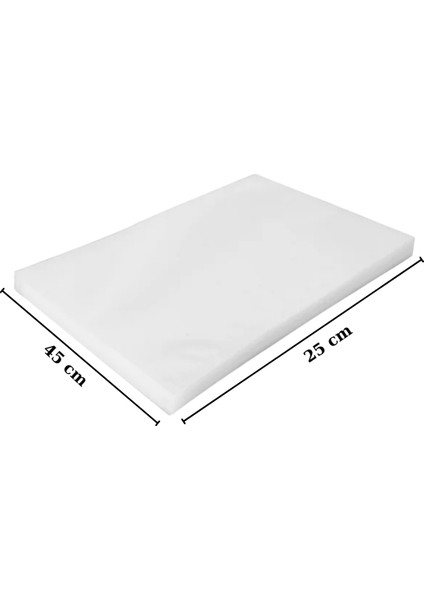 Endüstriyel Vakum Poşet Torba Et Tavuk Peynir Gıdayla Temasa Uygun 155 Mikron Düz 25X42 cm 50 Adet indirimleri