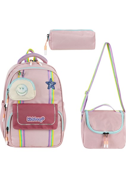 Kore Tarzı Kapaklı Ortopedik Su Geçirmez Çanta Termal Beslenme ve Kalemlik