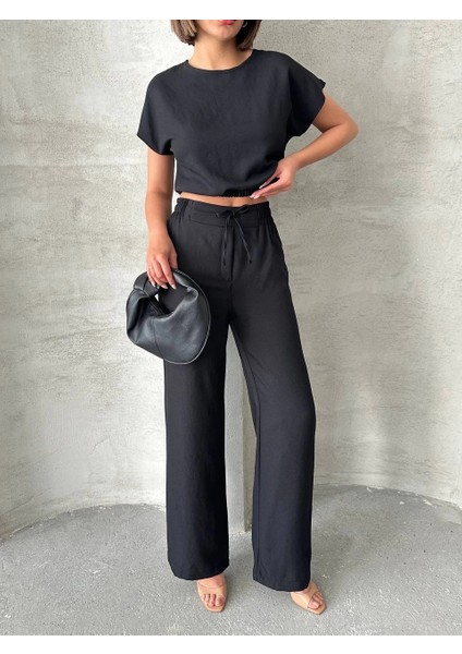 Mtxdpn Bluz Pantolon Takım S255057 Siyah (Beden: S)