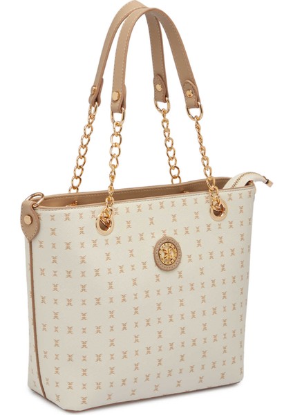 Bej Print Kadın Omuz Çantası - S1WPR0000801-U4A fiyatları