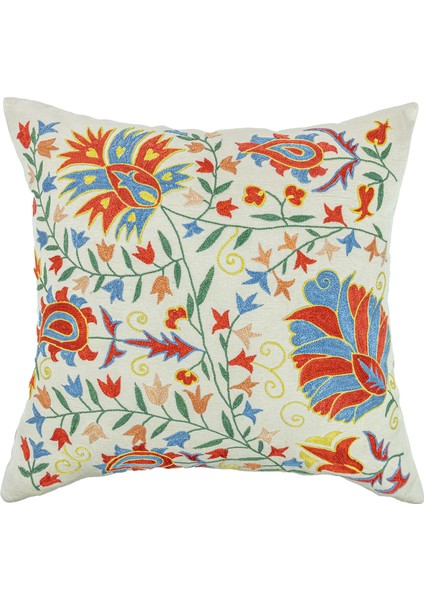 Abçar El Yapımı Suzani Kırlent 50X50 cm