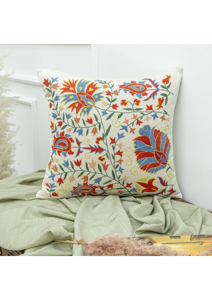 Abçar El Yapımı Suzani Kırlent 50X50 cm fiyatları