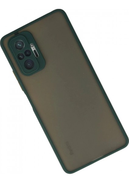 Xiaomi Redmi Note 10 Pro Kılıf Montreal Silikon Kapak - Yeşil (K95) fiyatları