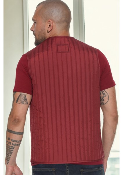 Y9611 Dewberry Erkek Yelek-Bordo fiyatları