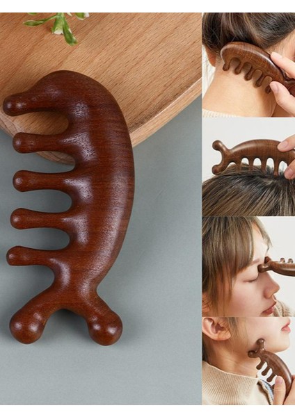 Sandal Ağacı Gua Sha, Masaj Aleti Yüz & El & Tüm Vücut & Saç Bakım No:1 fiyatları