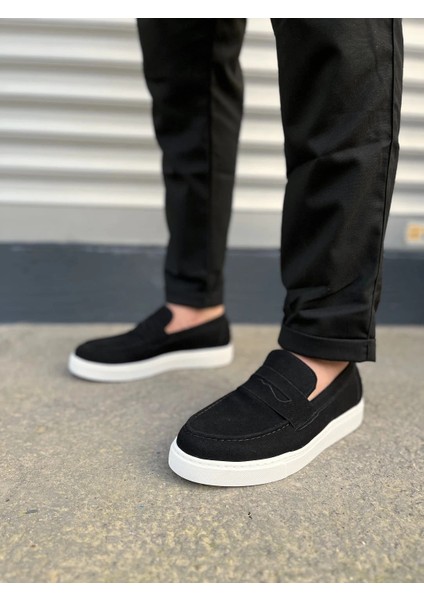 JY180 Estilo x Bağcıksız Süet Erkek Günlük Spor Klasik Ayakkabı Sbt - Siyah fiyatları