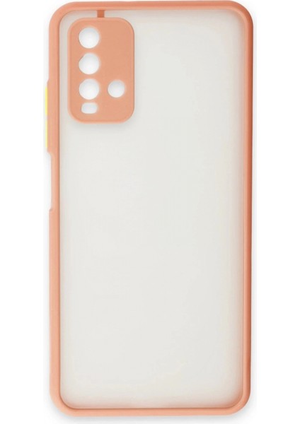 Xiaomi Redmi 9t Kılıf Montreal Silikon Kapak - Pembe (K95)