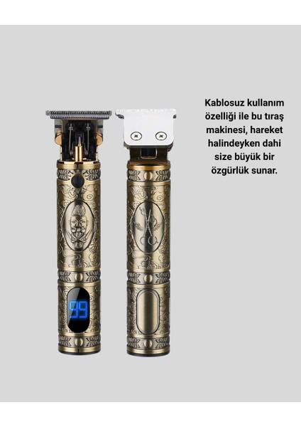 Drnds Kablosuz Şarjlı Profesyonel Tıraş Makinesi – 1800 Mah Lityum Pil fiyatları
