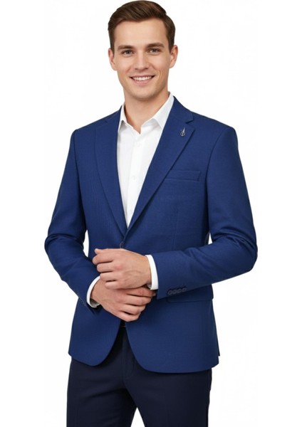 Erkek Tek Spor Ceket Çift Yırtmaçlı BGL-ST04982