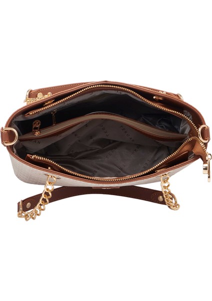 Bej Print Kadın Omuz Çantası - S1WPR0000801-S7G fırsatları