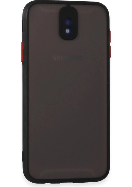 Samsung Galaxy J7 Pro / J730 Kılıf Montreal Silikon Kapak - Siyah (K95)